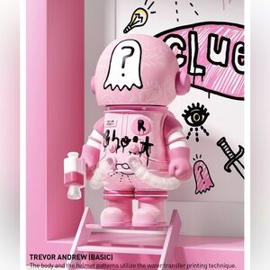 Mega Space Molly Trevor Andrew 100% Series 4 AUTHENTIC Pop Mart Pink 100 NWT!